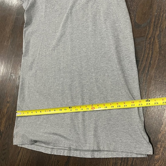 Lululemon Day Tripper T Shirt Dress Grey Casual Athleisure Comfort Women's 8 10 - Picture 5 of 5